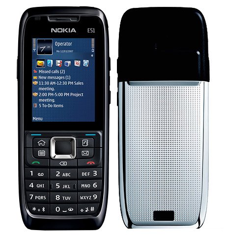 Nokia E51 camera-free