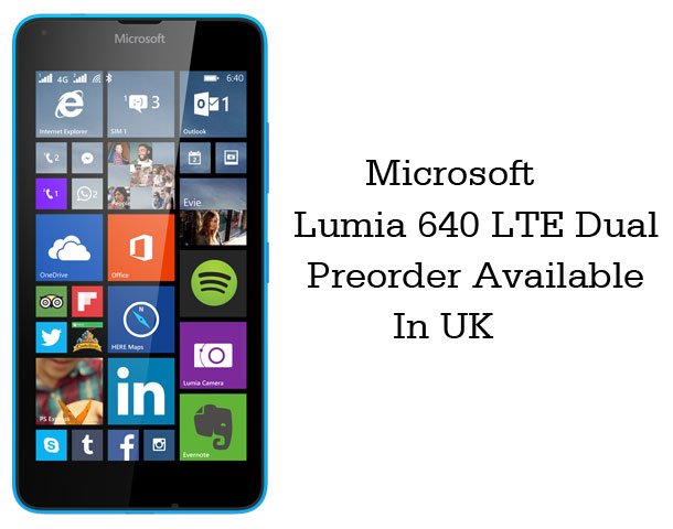 Microsoft Lumia 640 LTE