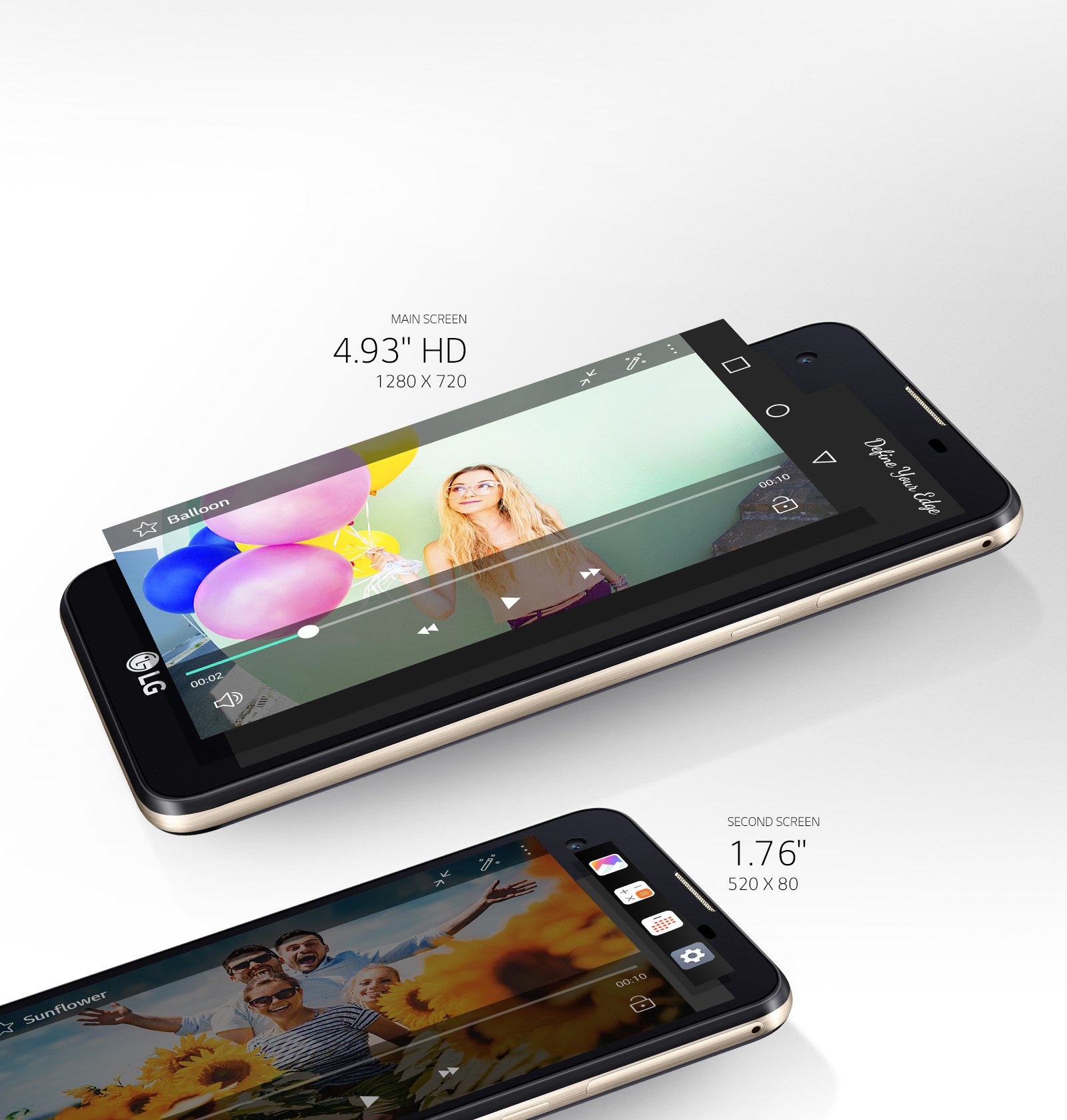 LG X screen